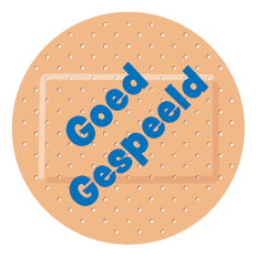 Pleister Goed Gespeeld rond