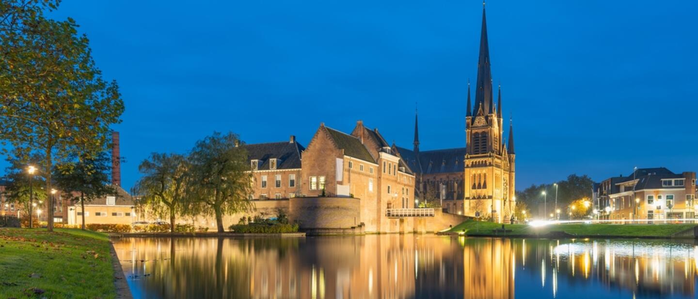 stad woerden met kasteel