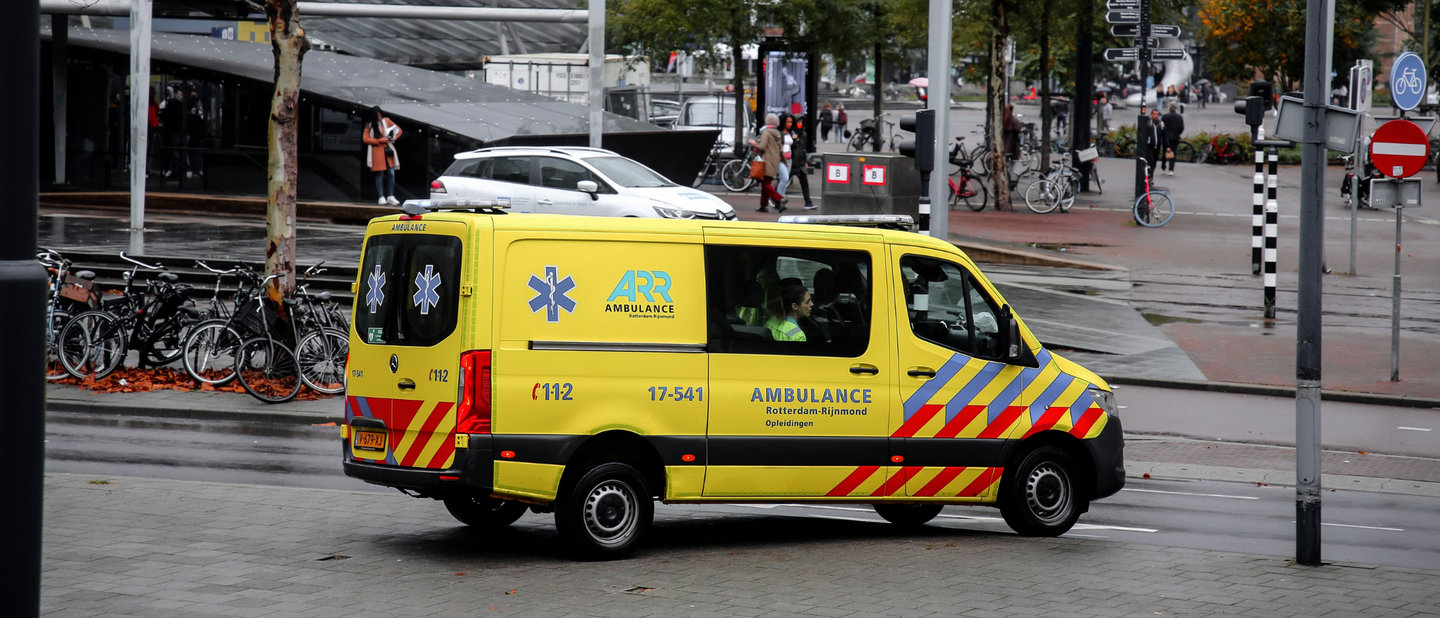 ambulance op straat
